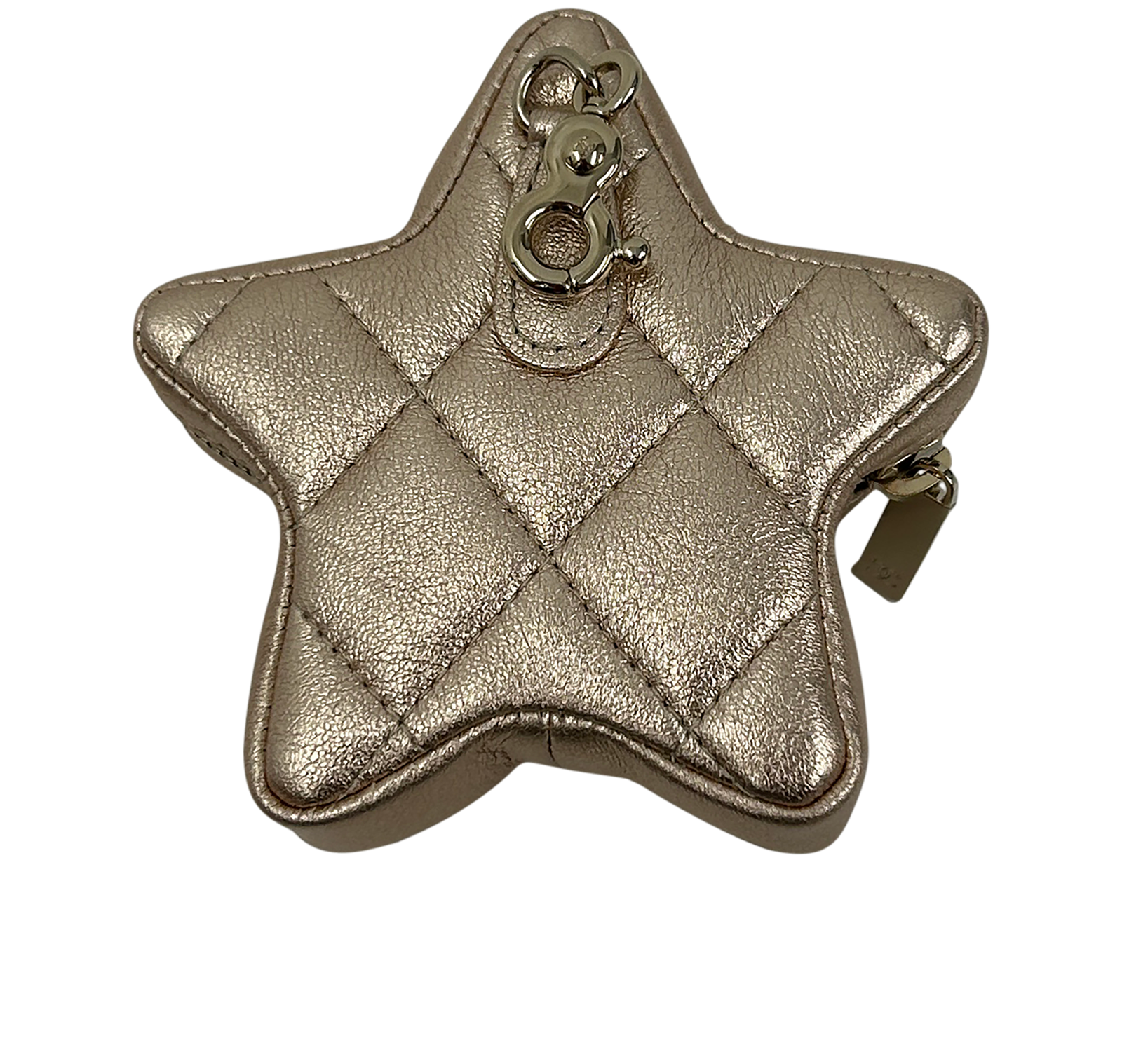 Chanel Charm Estrella, 990&euro;, Accesorios, Oro, Animal - Piel, Vista trasera