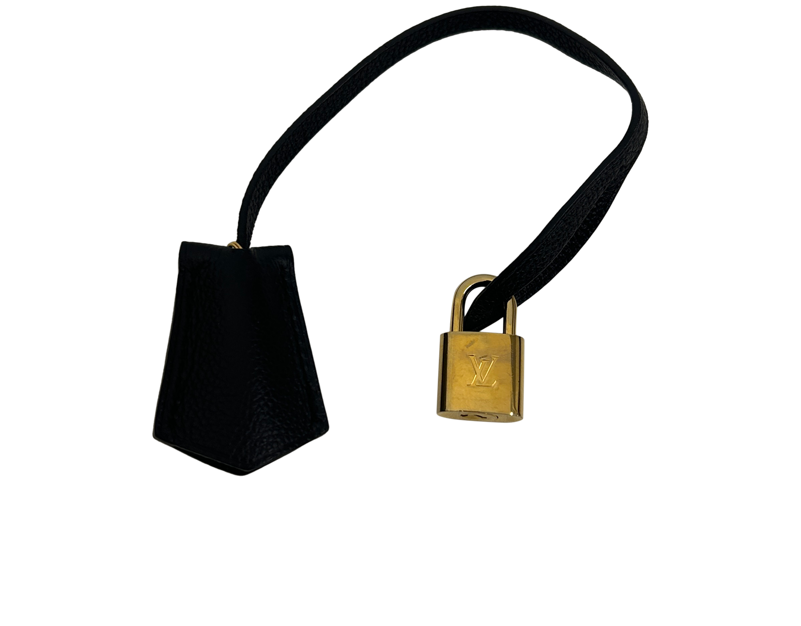 Louis Vuitton Clochette Con L/K, 180&euro;, Accesorios, Negro, Animal - Piel, Vista frontal