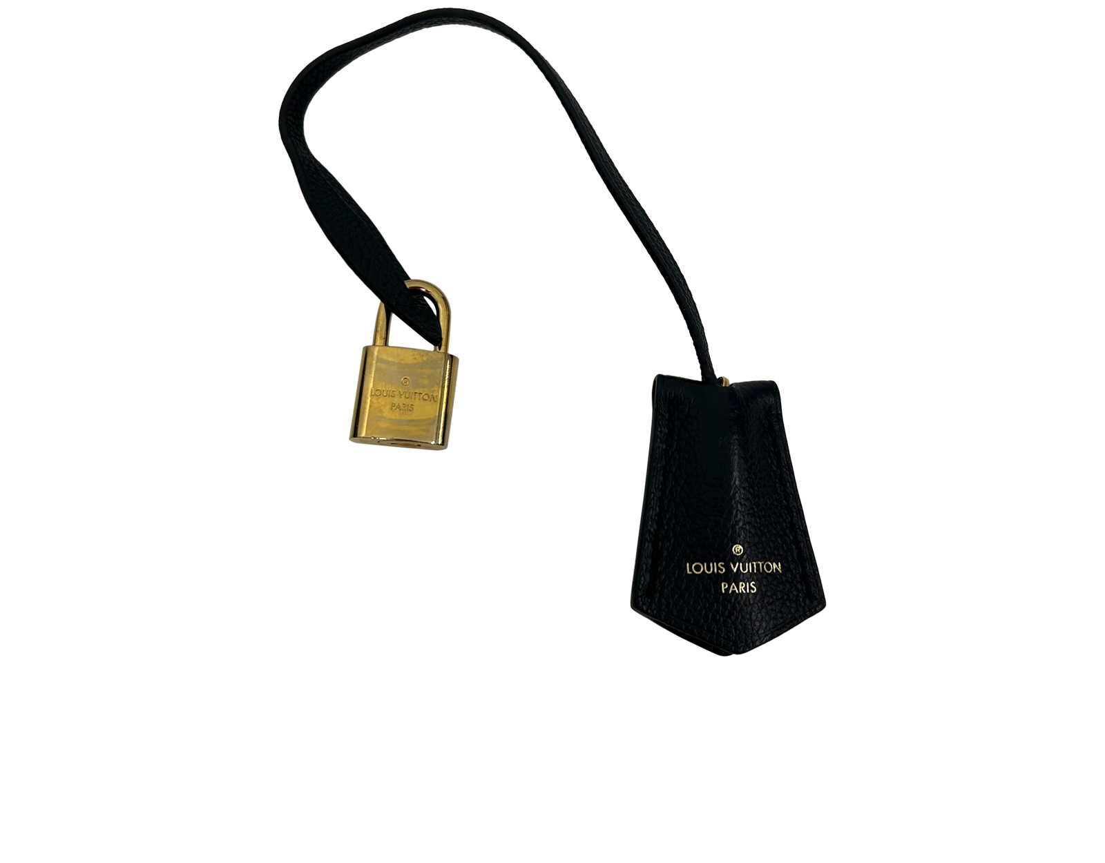 Louis Vuitton Clochette Con L/K, 180&euro;, Accesorios, Negro, Animal - Piel, Vista trasera