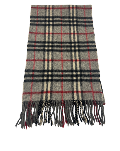 Burberry Bufanda, 100&euro;, Accesorios, Gris/Negro/Rojo, Lana - General, Vista frontal