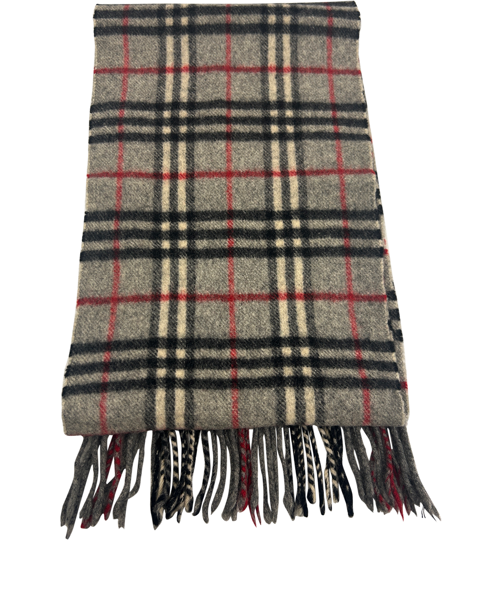 Burberry Bufanda, 100&euro;, Accesorios, Gris/Negro/Rojo, Lana - General, Otros tipos de vista