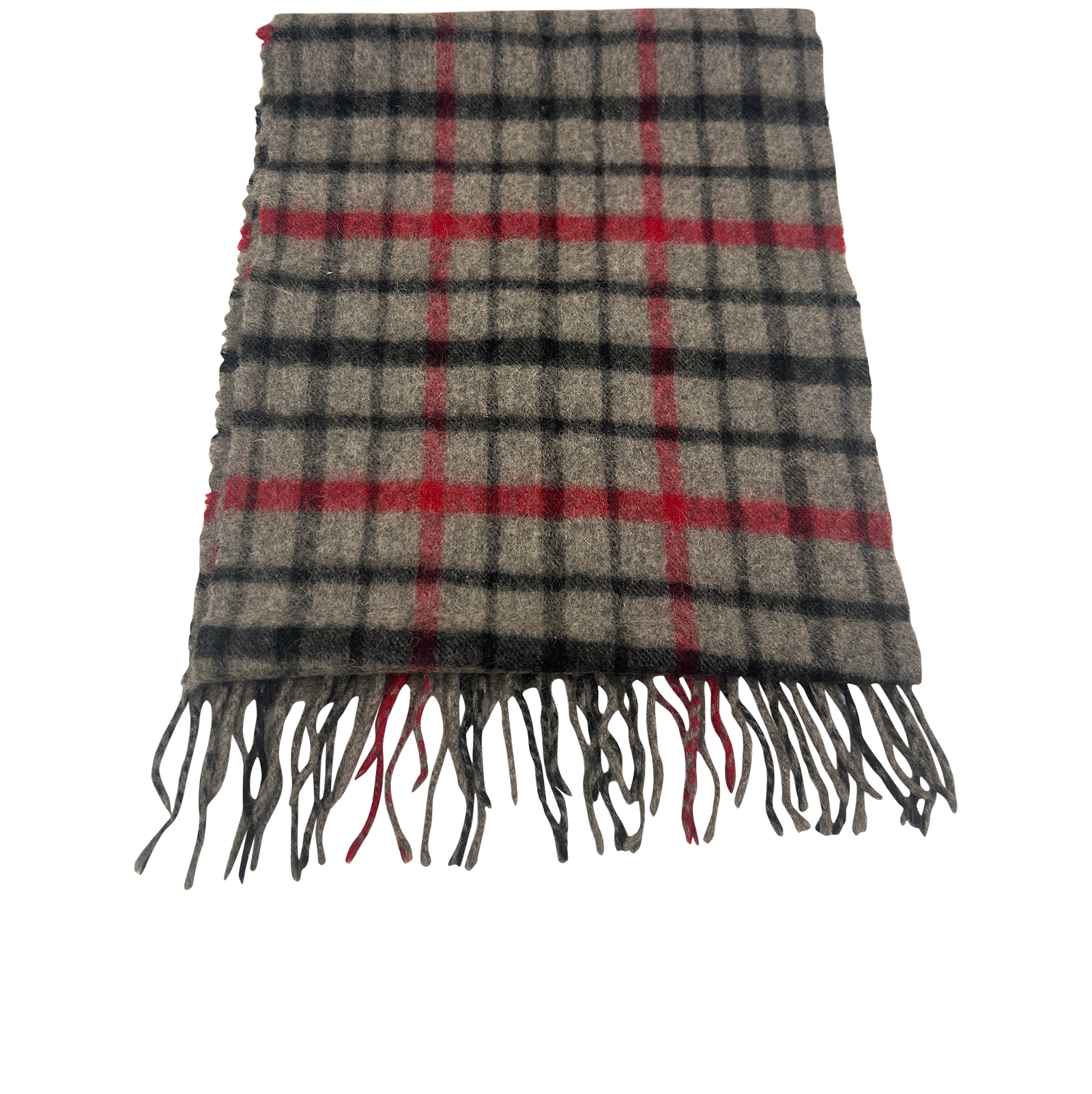 Burberry Bufanda, 100&euro;, Accesorios, Gris/Negro/Rojo, Lana - General, Otros tipos de vista