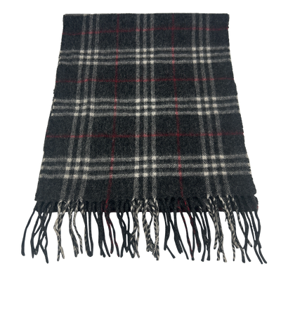 Burberry Bufanda, 100&euro;, Accesorios, Gris/Negro/Rojo, Lana - General, Vista frontal