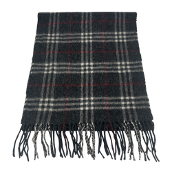 Burberry Bufanda,Lana,Novac,Gris Oscuro/Negro/Rojo,3*