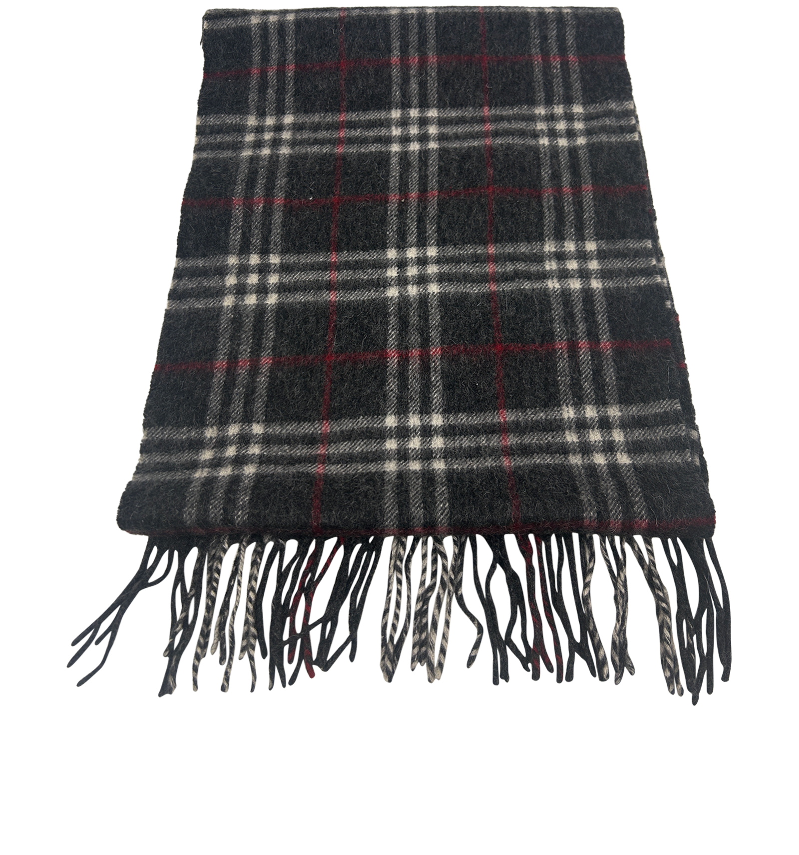 Burberry Bufanda, 100&euro;, Accesorios, Gris/Negro/Rojo, Lana - General, Otros tipos de vista