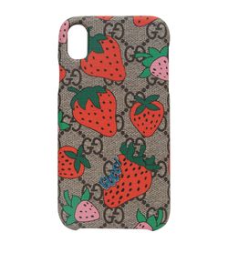 Gucci Funda Stawberry, Iphone X,4, Box