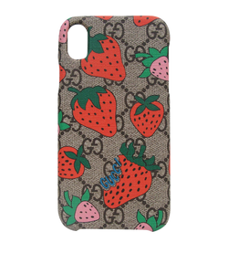 Gucci Funda Stawberry, Iphone X,4, Box