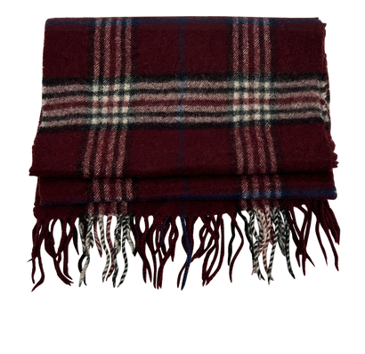 Burberry Bufanda, 90&euro;, Accesorios, Rojo, Lana - Cachemira, Vista frontal