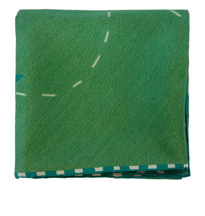 Bvlgari Pañuelo, 100&euro;, Accesorios, Verde, Seda - Satén, Vista frontal