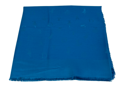 Christian Dior Bufanda, 390&euro;, Accesorios, Azul, Seda - General, Vista frontal