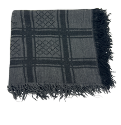 Gucci Chal, Seda/Lana, GG, Gris,3*