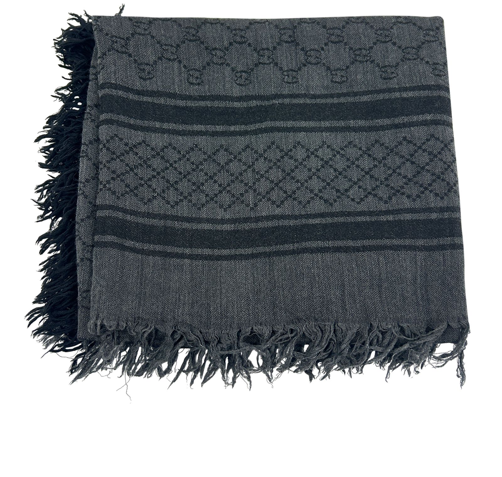 Gucci Chal, 240&euro;, Accesorios, Gris, Lana - General/Seda - General, Otros tipos de vista