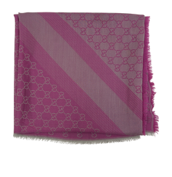Gucci Bufanda 190 x 190, Lana/Seda, Morado,3