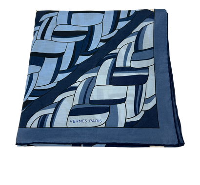 Hermes Pañuelo, 220&euro;, Accesorios, Azul, Seda - Satén, Vista frontal