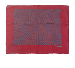 Herm�s Pa�uelo,Bolsillo,Rojo/Gris,3