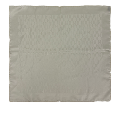 Hermés Pañuelo Bolsillo, 100&euro;, Accesorios, Blanco, Seda - General, Vista frontal