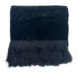 Louis Vuitton Bufanda, terciopelo,Mono,Negro,3