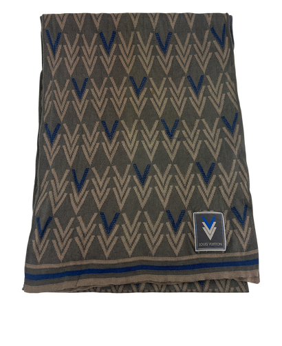 Louis Vuitton, 50&euro;, Azul/Gris, Planta - Algodón, Vista frontal