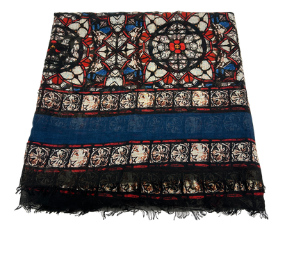 Alexander McQueen Pañuelo, 120&euro;, Accesorios, Azul/Beige/Marrón/Negro/Rojo, Planta - Algodón, Vista frontal