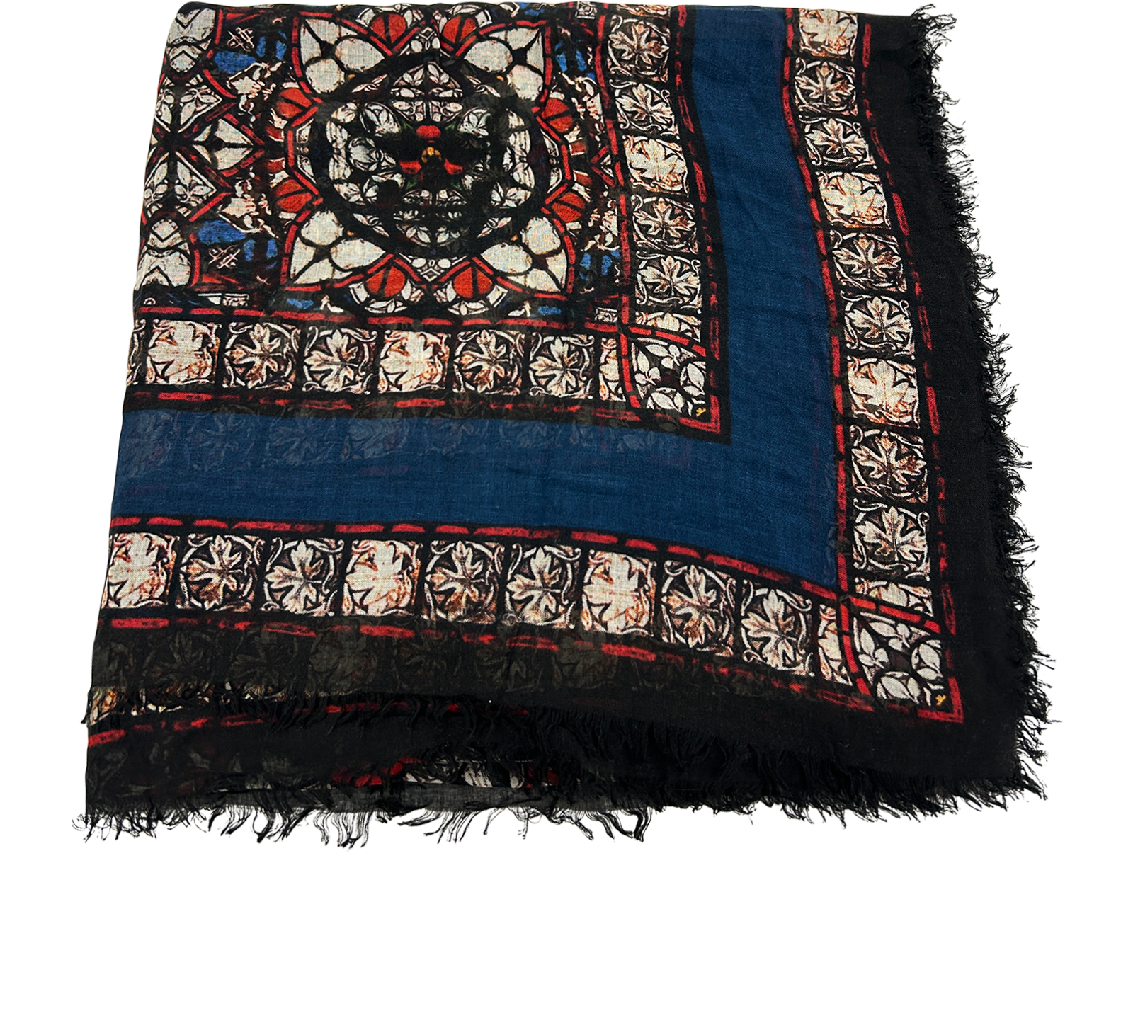 Alexander McQueen Pañuelo, 120&euro;, Accesorios, Azul/Beige/Marrón/Negro/Rojo, Planta - Algodón, Otros tipos de vista