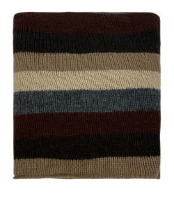 Prada Bufanda,Pañoleta,Cashmere,Rayas,Marrón/Beige,3