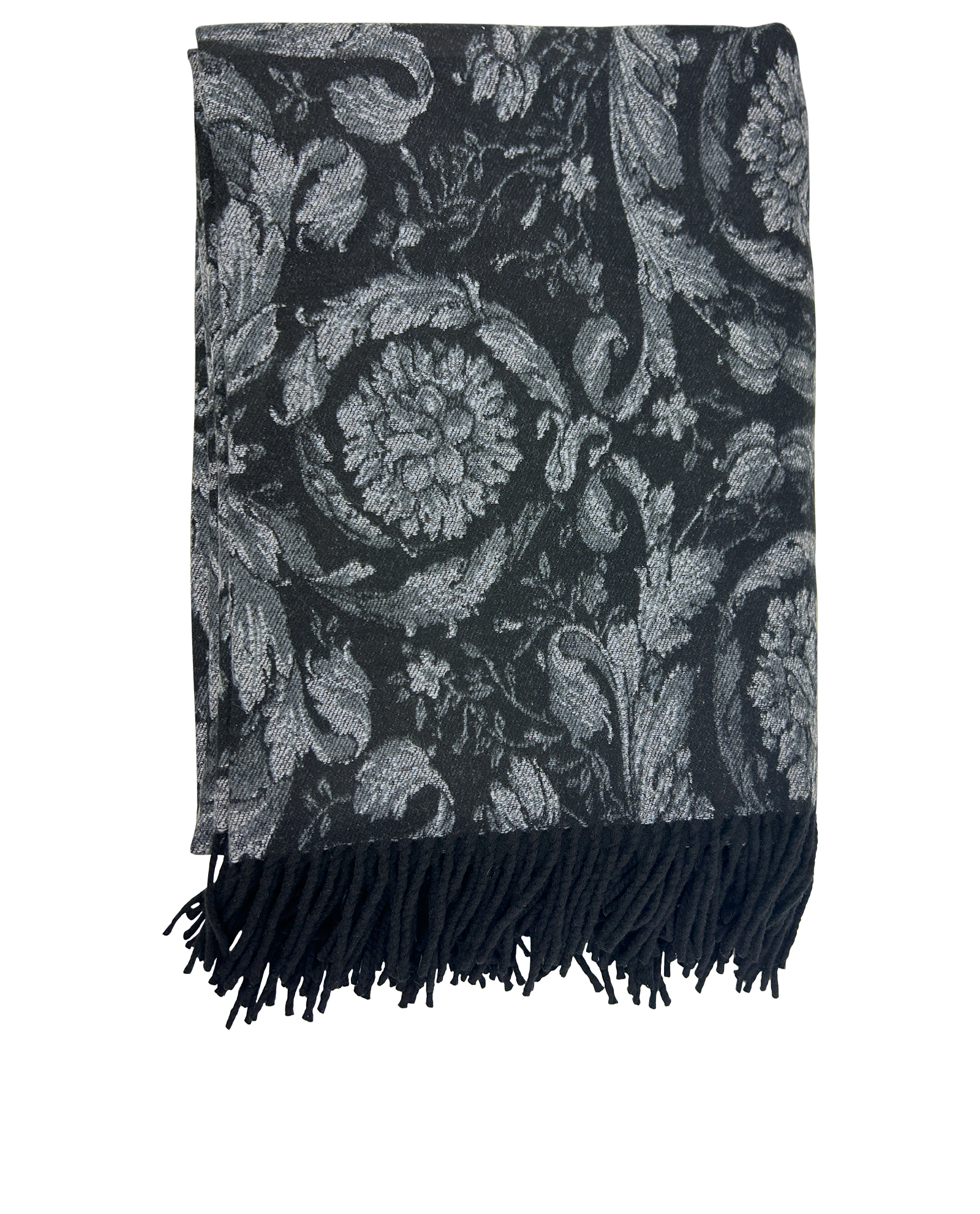 Versace Manta Barocco, 490&euro;, Accesorios, Negro, Lana - Cachemira, Otros tipos de vista