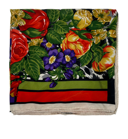 Versace Pañuelo, Floral, Seda,2