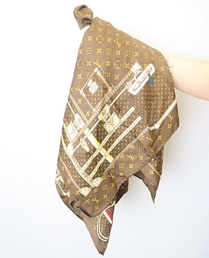 Louis Vuitton Pañuelo Maletas, vista frontal