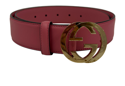 Gucci Cinturón Interlocking, 120&euro;, Accesorios, Rosa, Animal - Piel, Vista frontal