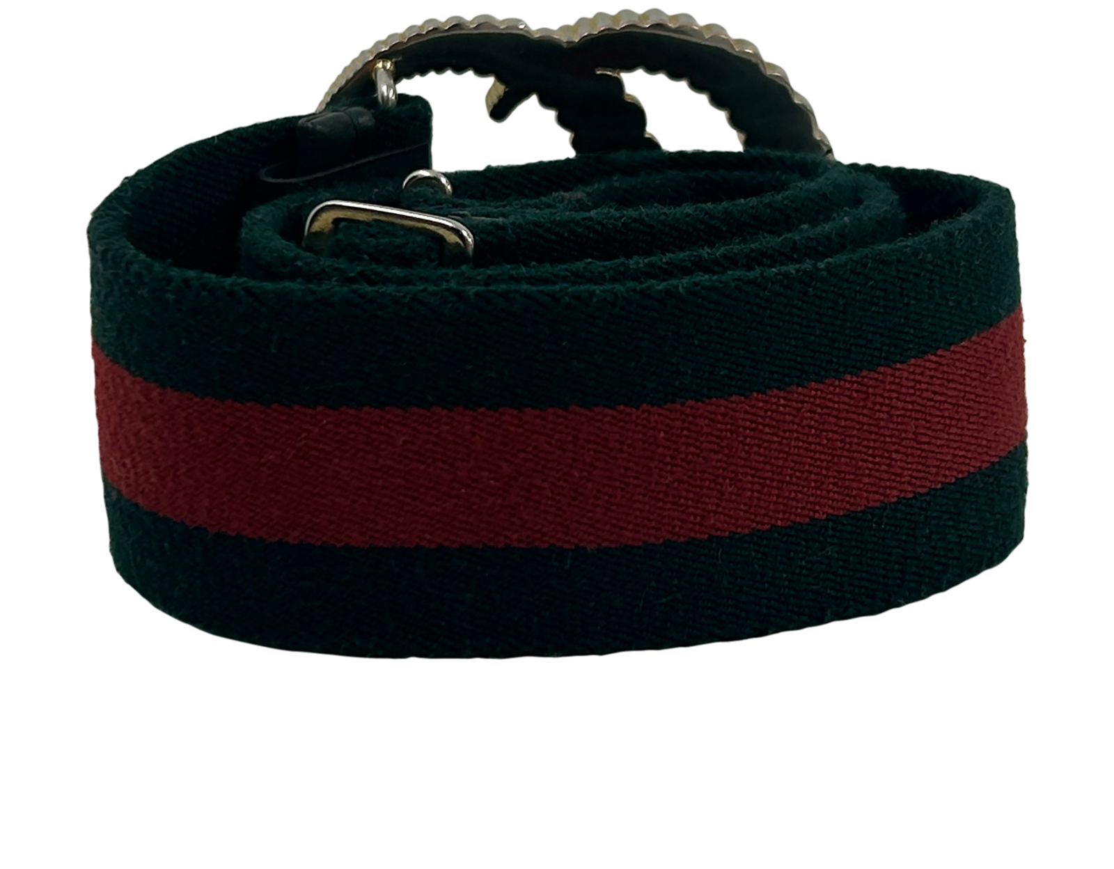 Gucci Cinturón, 190&euro;, Accesorios, Rojo/Verde, Tejido - General, Vista trasera