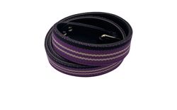 Balenciaga Cinturon, Tejido, Morado/Negro, 3
