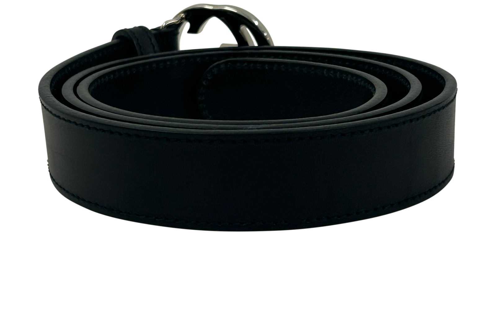 Gucci Cinturon 95, 220&euro;, Accesorios, Negro, Animal - Piel, Vista trasera