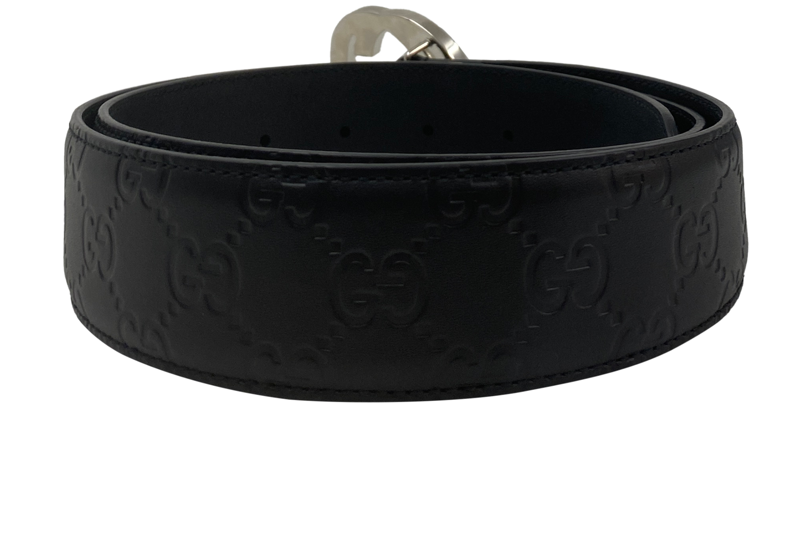 Gucci Cinturón, 200&euro;, Accesorios, Negro, Animal - Piel, Vista trasera