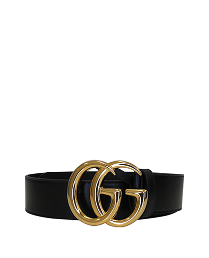 Gucci Cinturon 75, 260&euro;, Accesorios, Negro/Oro, Animal - Piel, Vista frontal