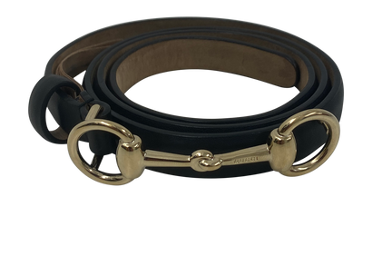 Gucci Cinturón Horsebit, 200€, Accesorios, Negro, Animal - Piel, Vista frontal