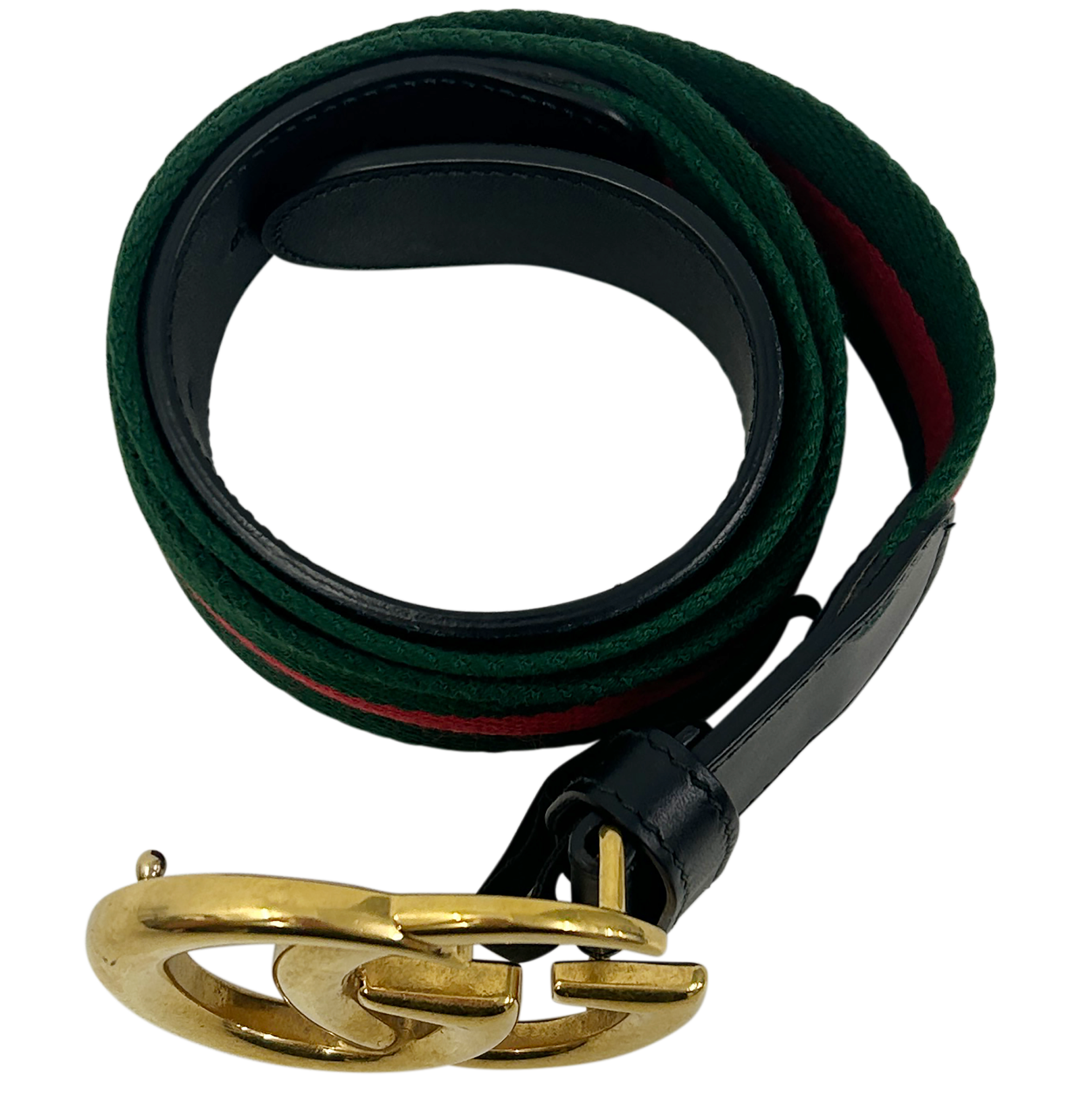 Gucci Cinturón Tejido, 220&euro;, Accesorios, Negro/Rojo/Verde, Tejido - General, Vista interior