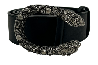 Gucci Cinturón Dionysus, 290€, Accesorios, Negro, Animal - Piel, Vista frontal