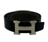 Hermes Cinturon 95, 390&euro;, Accesorios, Marrón/Negro, Animal - Piel, Vista frontal