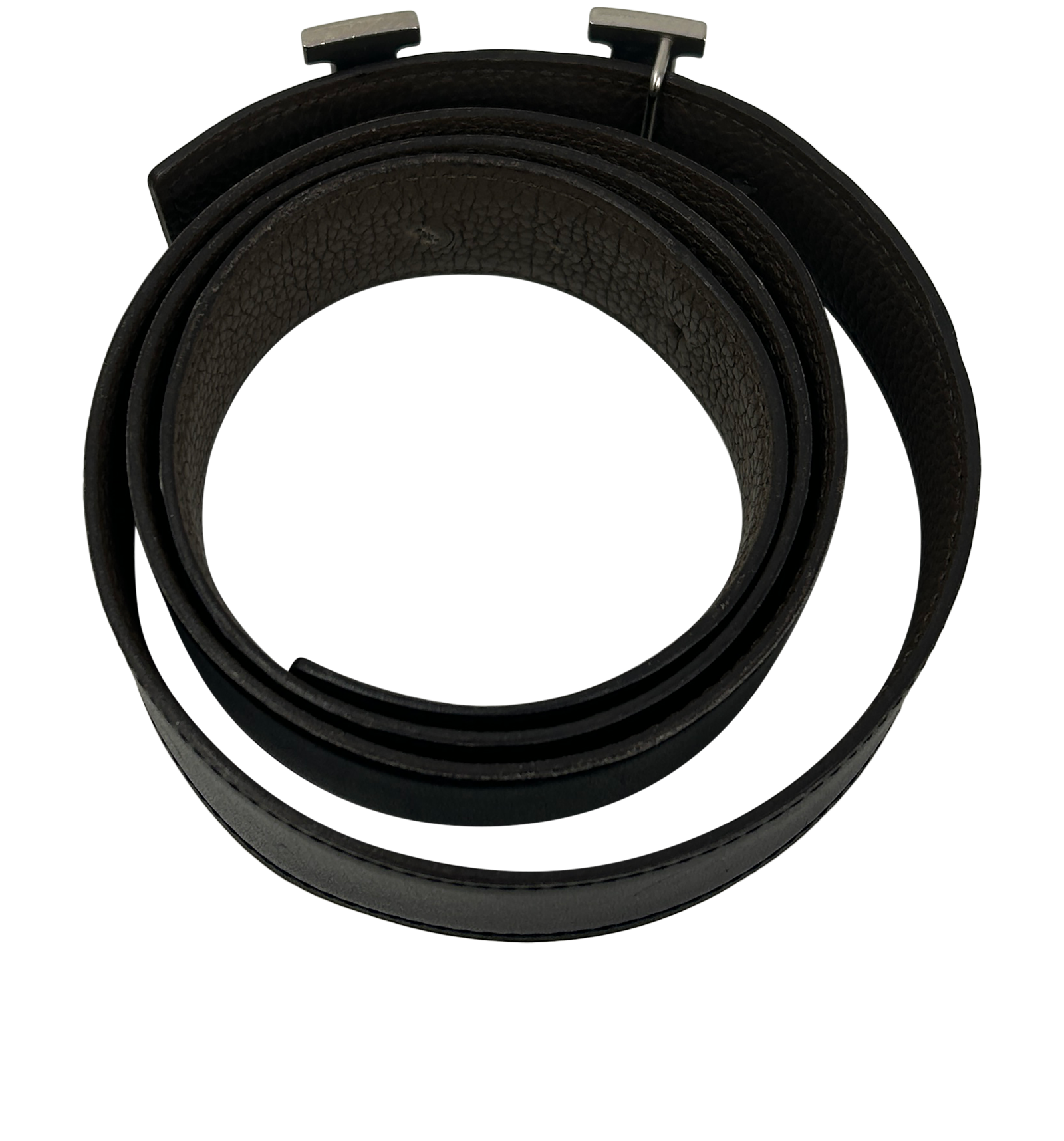 Hermes Cinturon 95, 390&euro;, Accesorios, Marrón/Negro, Animal - Piel, Vista interior