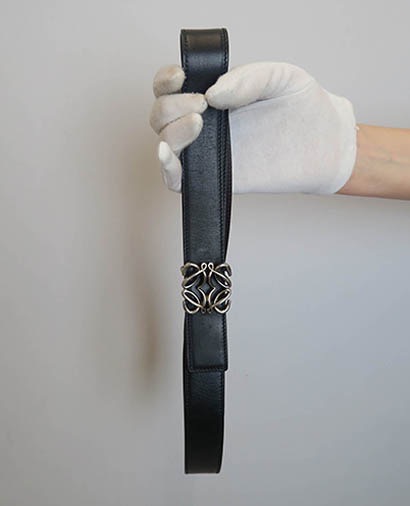 Loewe cinturon, 40&euro;, Marrón/Negro, Animal - Piel, Vista frontal