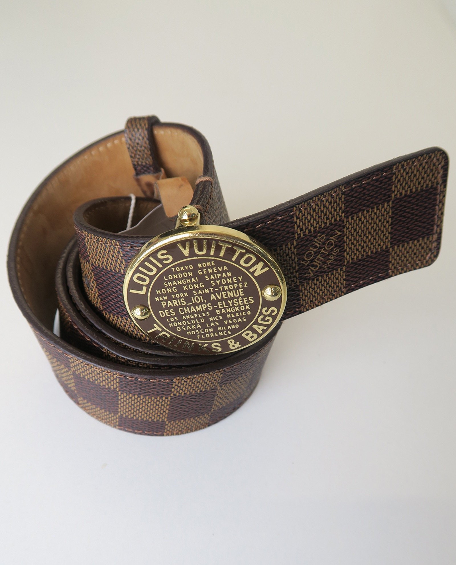 Louis Vuitton Cinturon Hebilla Redonda