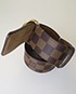 Louis Vuitton Cinturon Hebilla Redonda, vista trasera