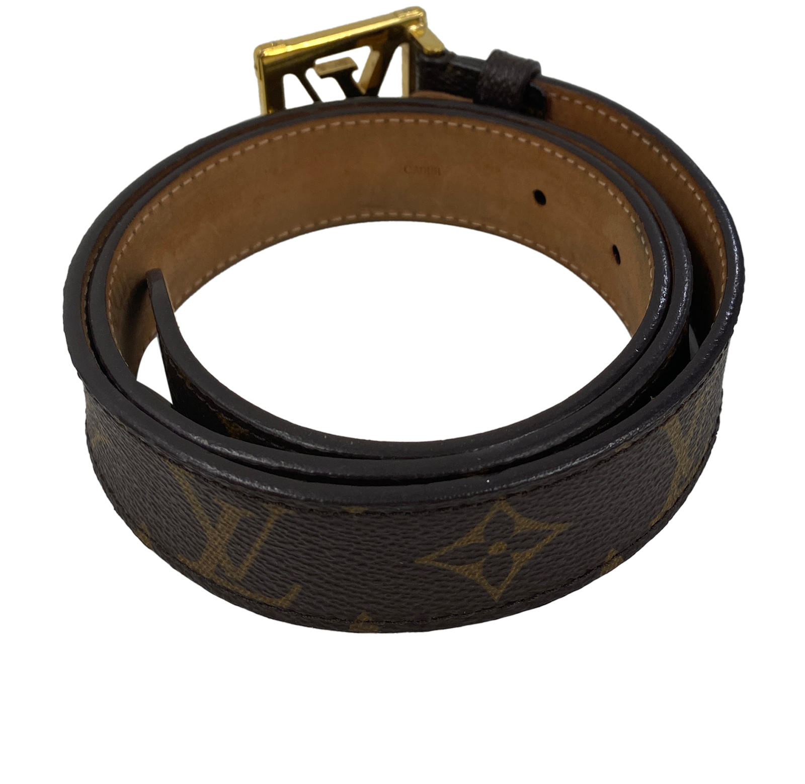 Louis Vuitton Cinturon, 190&euro;, Accesorios, Marrón, Animal - Piel, Vista trasera