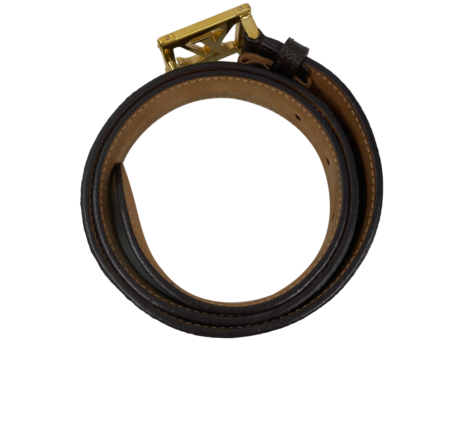 Louis Vuitton Cinturon, 190&euro;, Accesorios, Marrón, Animal - Piel, Vista interior