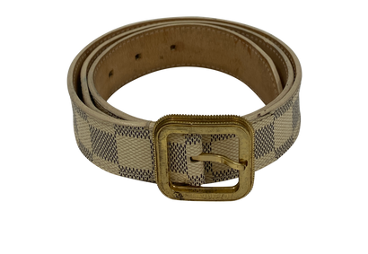 Louis Vuitton Belt 85, 160&euro;, Accesorios, Azul/Beige, Animal - Piel, Vista frontal