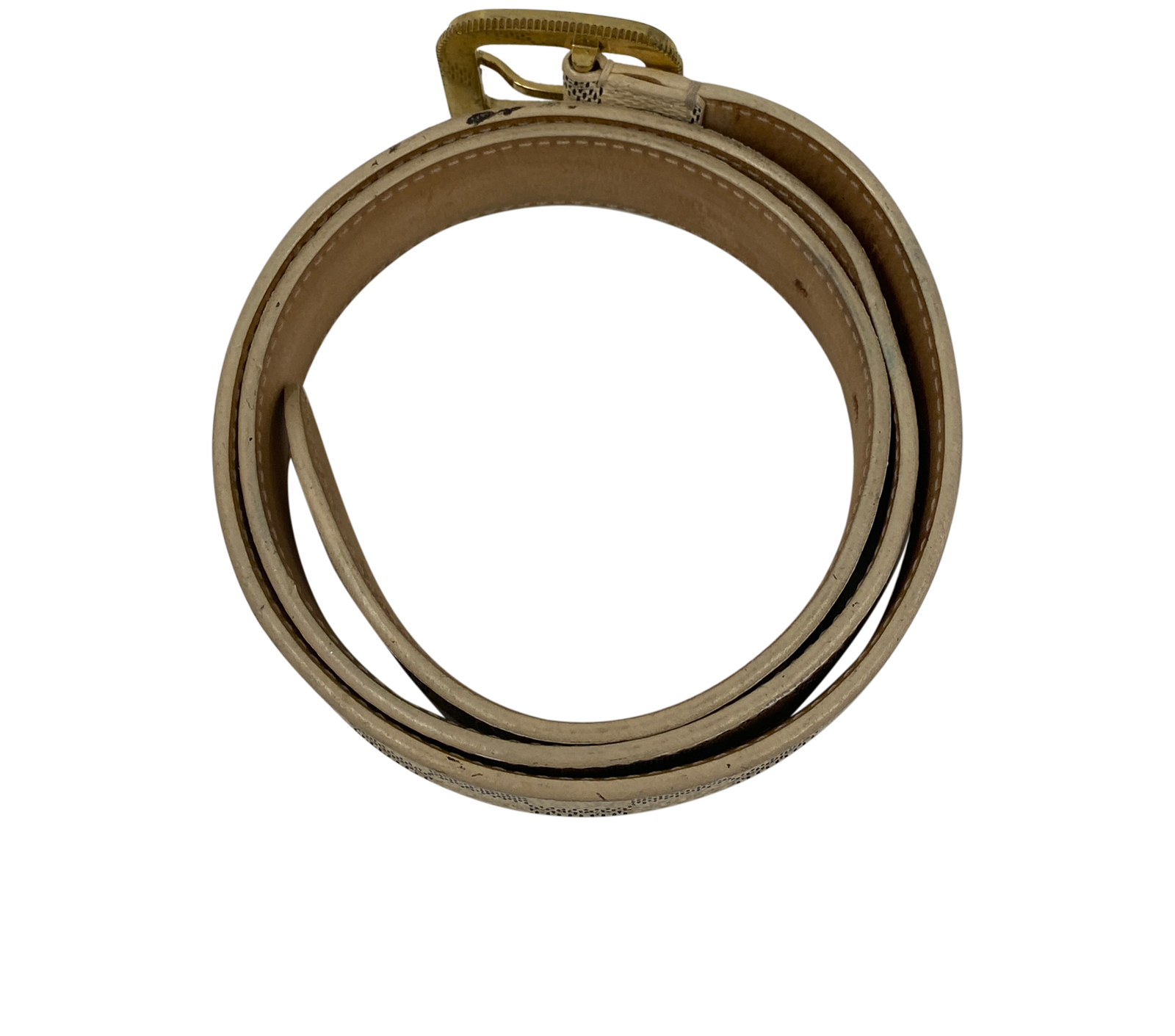 Louis Vuitton Belt 85, 160&euro;, Accesorios, Azul/Beige, Animal - Piel, Vista interior