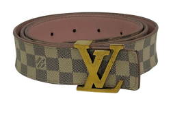 Louis Vuitton Cinturón, Canvas, Damier, Azur,MI0145,2*