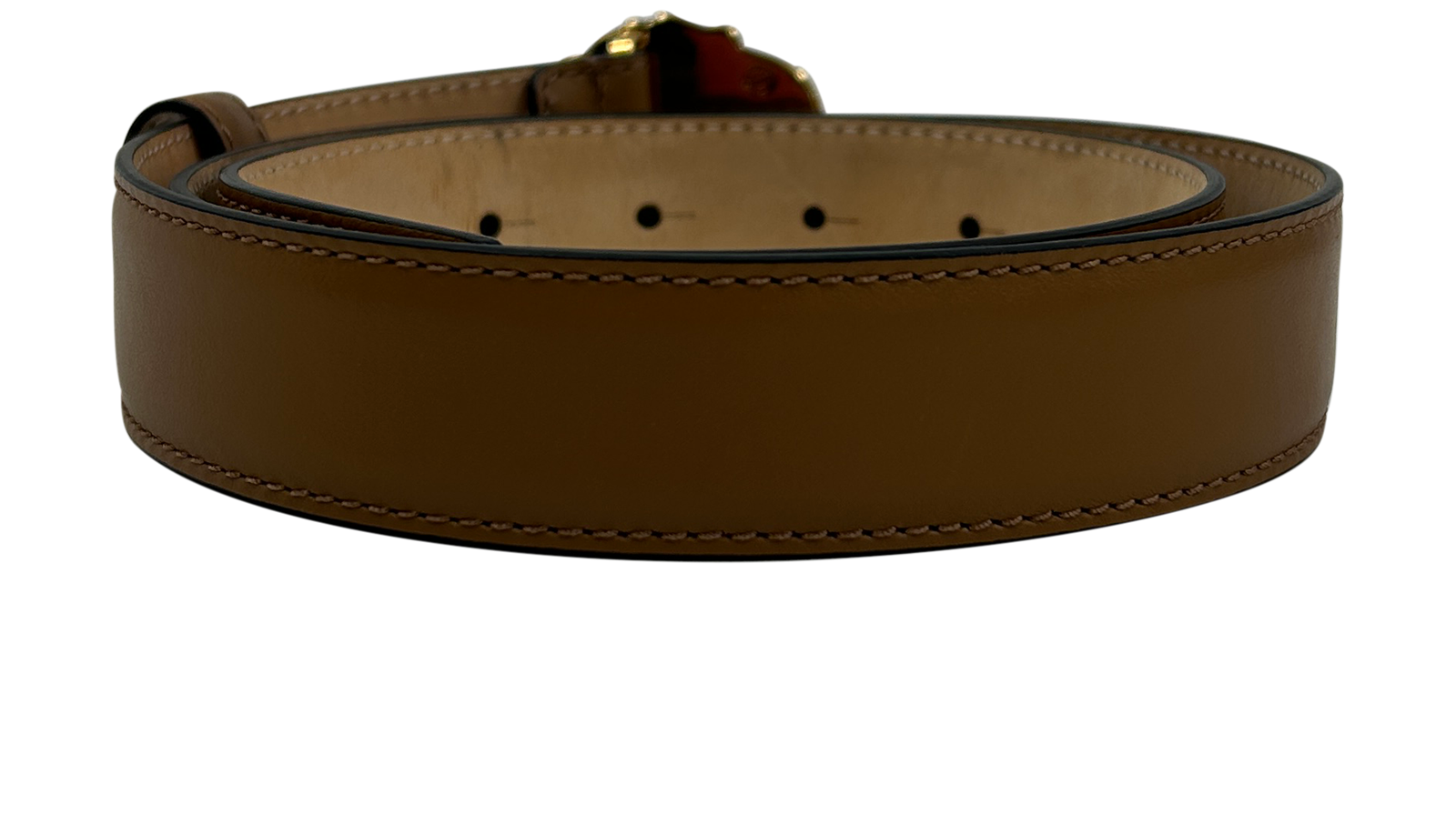 Versace Cinturón 85, 190&euro;, Accesorios, Marrón, Animal - Piel, Vista trasera