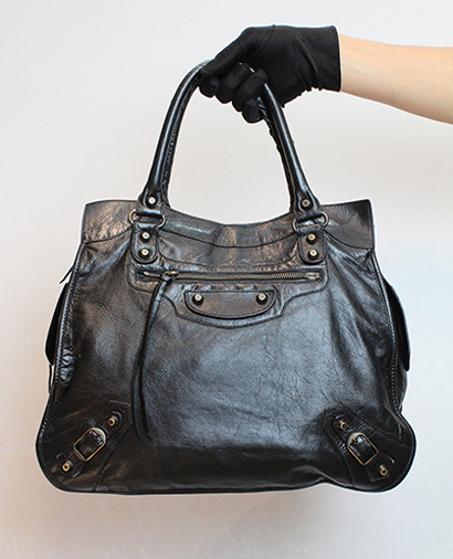 Giant 12 City, 280&euro;, Negro, Animal - Piel, Vista frontal