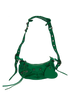 Le Cagole, 950&euro;, Bolso, Verde, Animal - Piel, Vista frontal